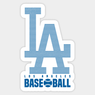 LA Baseball 1 Sticker